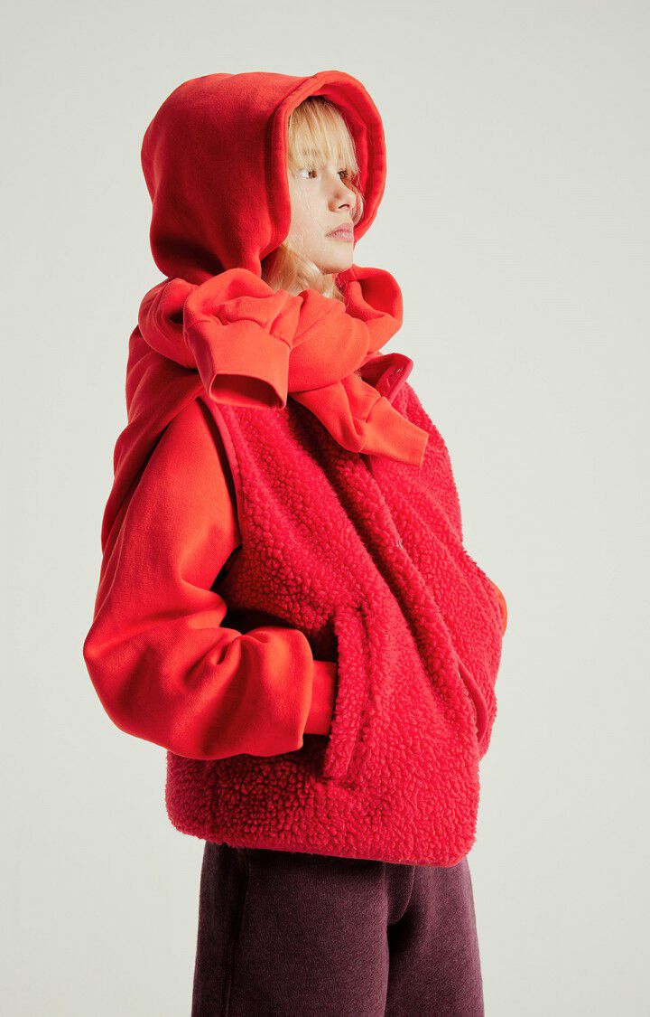 American Vintage Kids Hoktown veste strawberry red