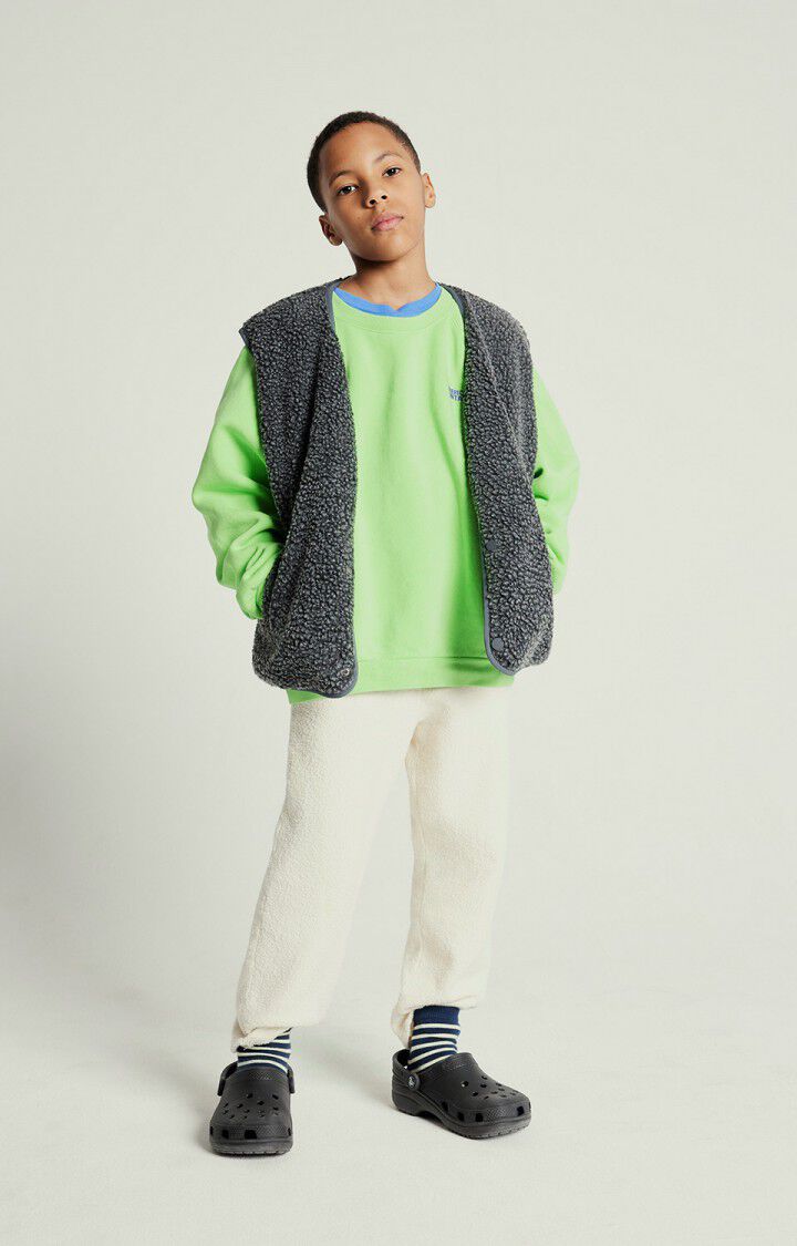 American Vintage Kids Hoktown veste charcoal melange