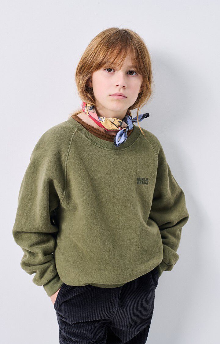American Vintage Kids Izubird sweat vintage khaki