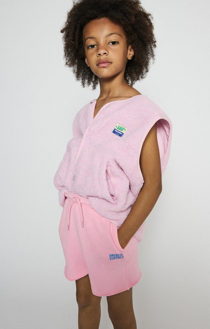 American Vintage Kids Hoktown veste dragee chine