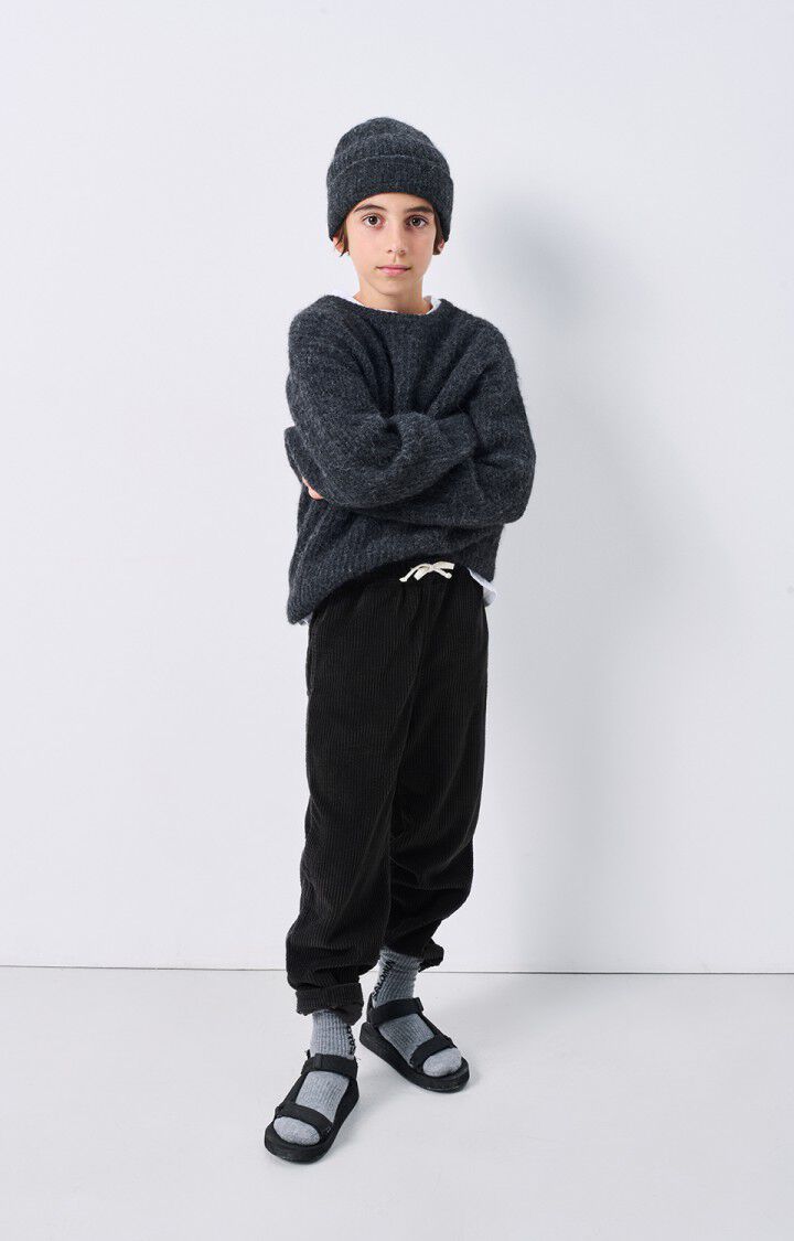 American Vintage Kids PADOW pantalon vintage carbone