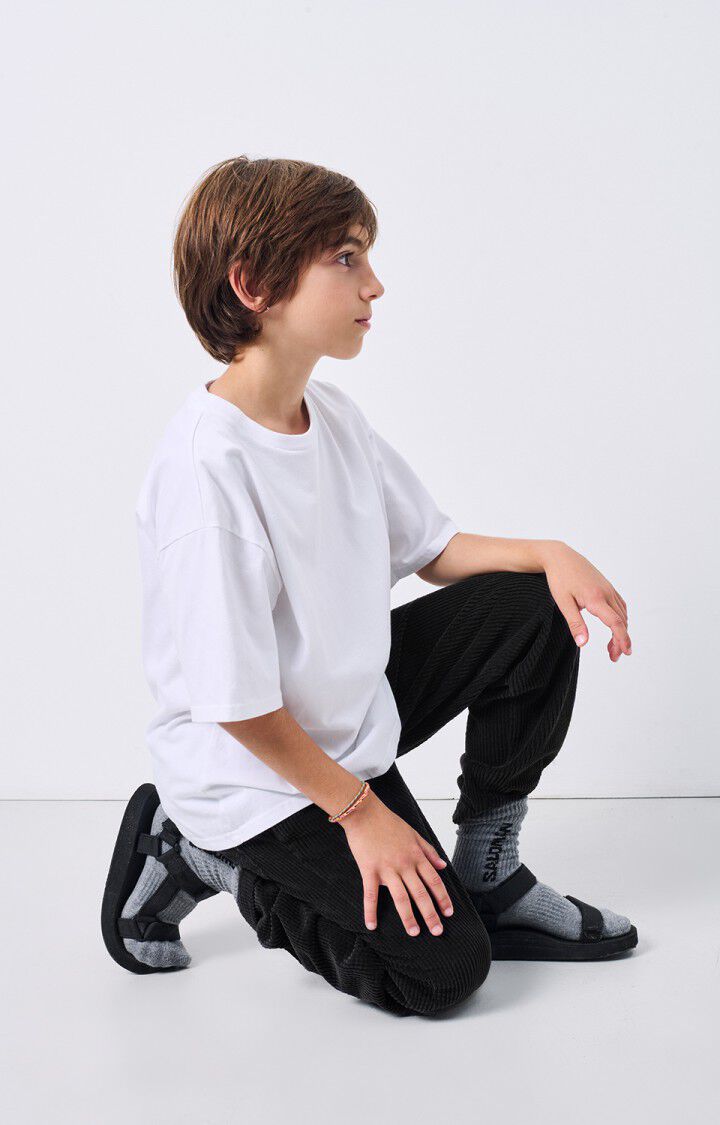 American Vintage Kids PADOW pantalon vintage carbone