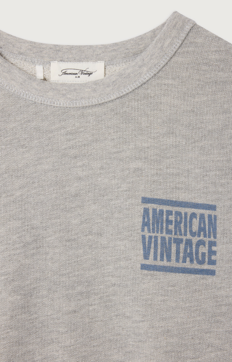 American Vintage Kids Zofbay tee heather grey grisch