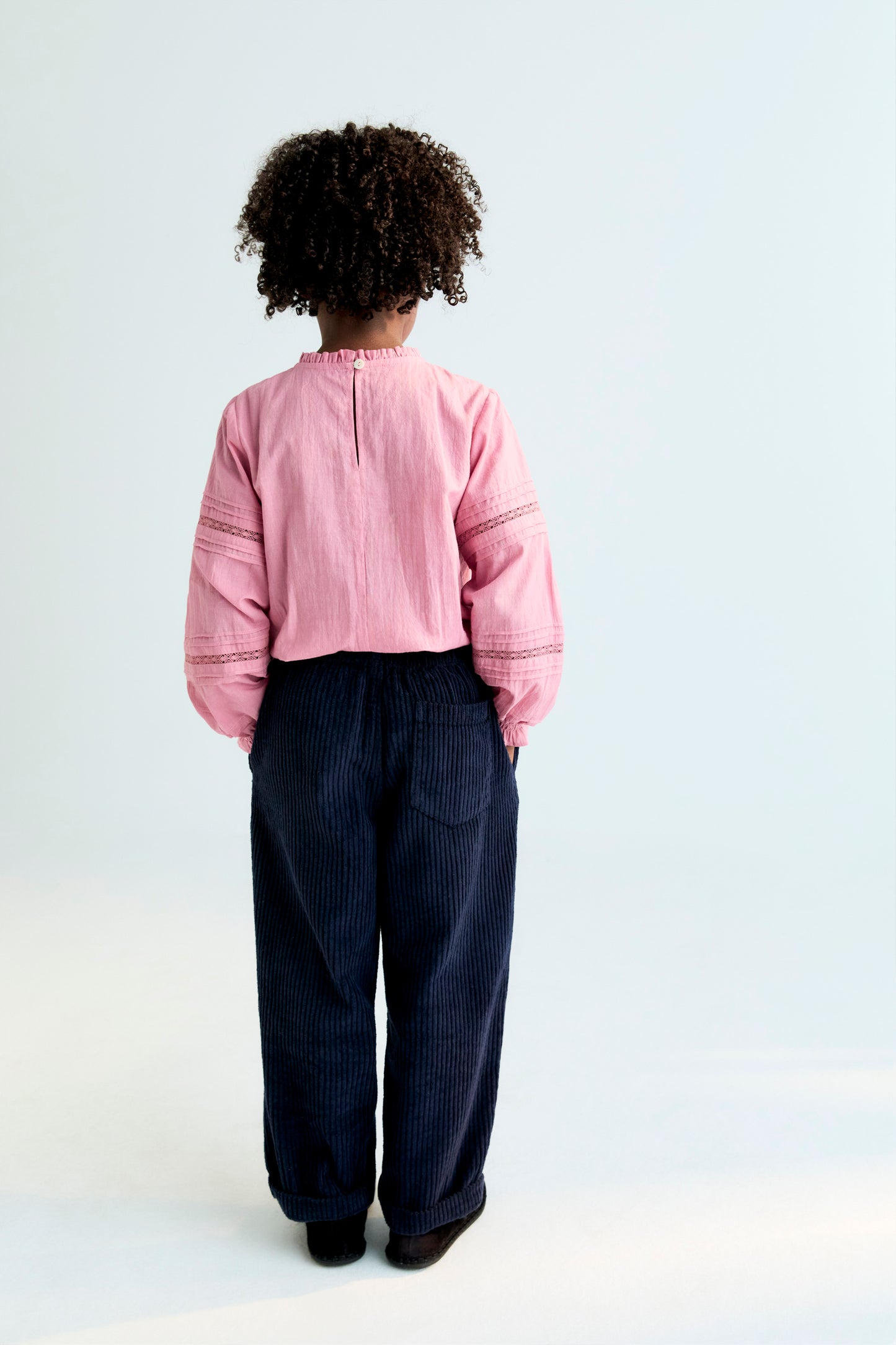 The New Society TNS Denim wide leg Pant black denim