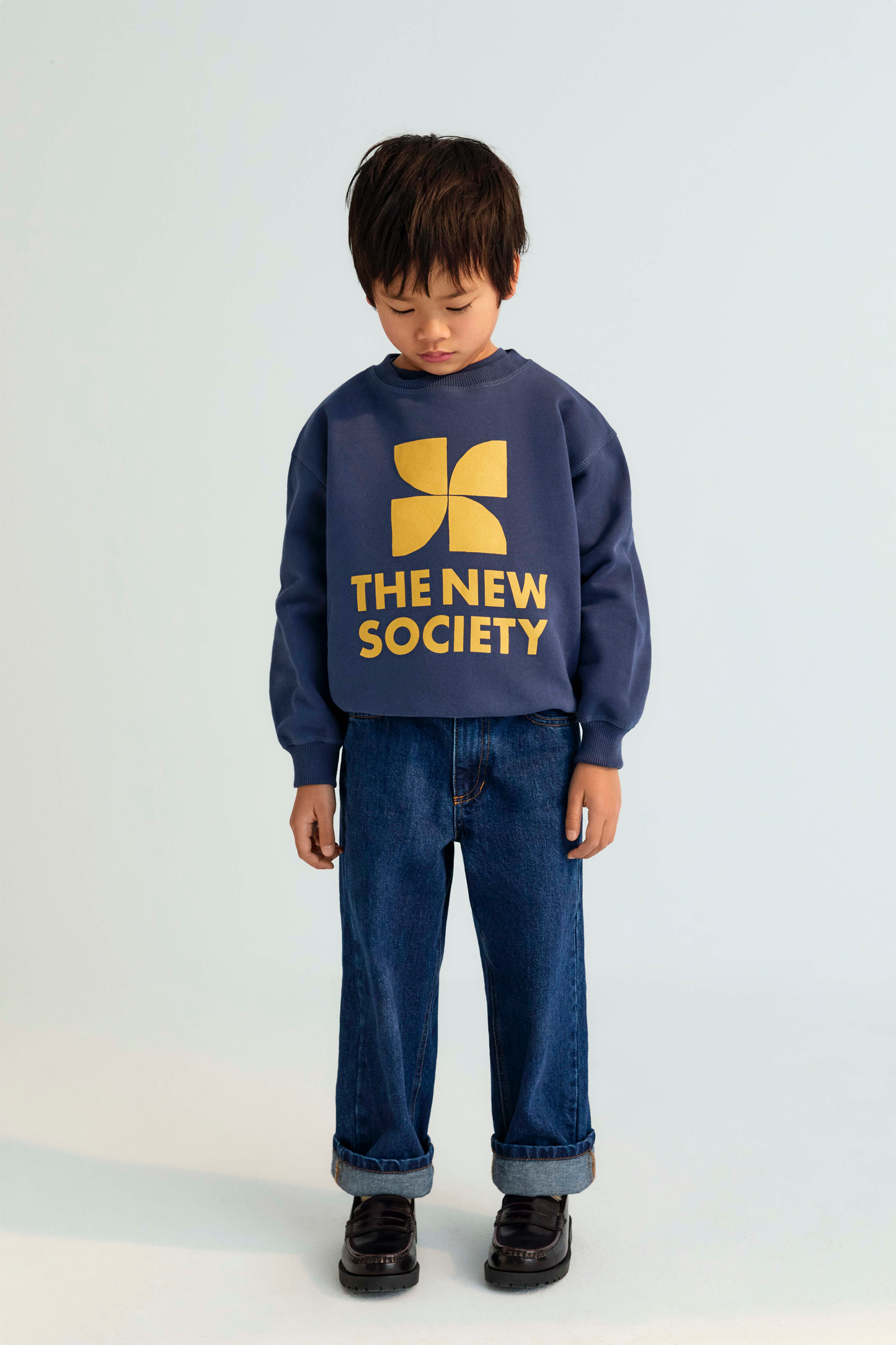 The New Society TNS LOGO sweatshirt infinite navy