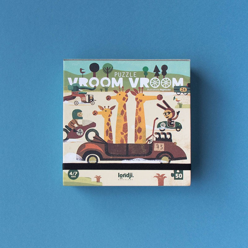 Londji Pocket puzzle VROOM VROOM 4+