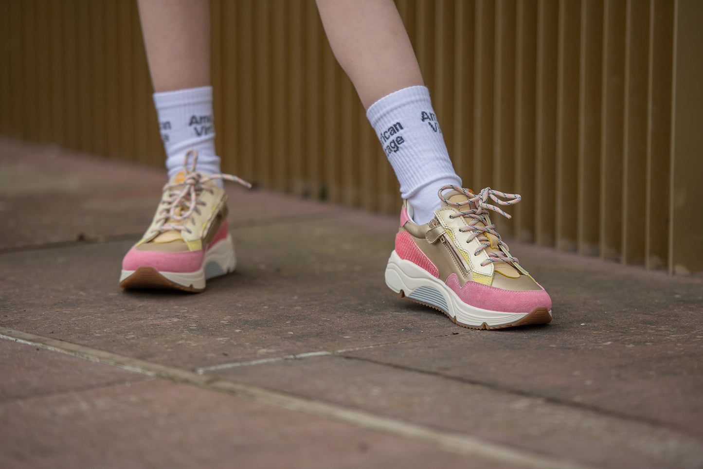 American Vintage Kids Clypsun socks blanc