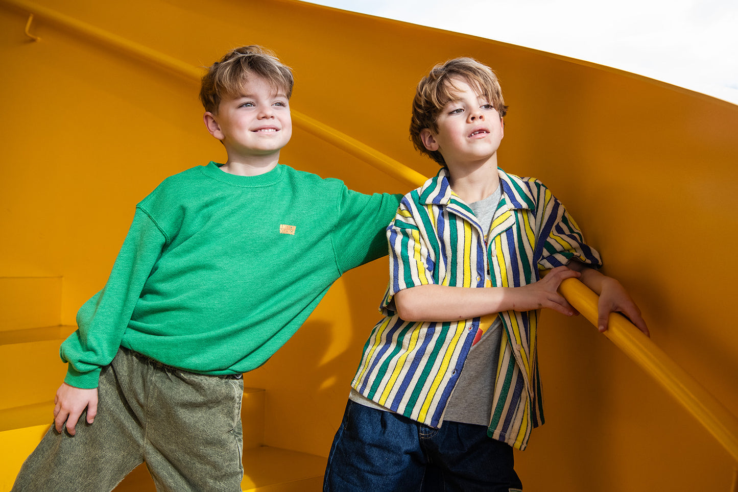 American Vintage Kids Doven sweat trefle surteint / 9Y