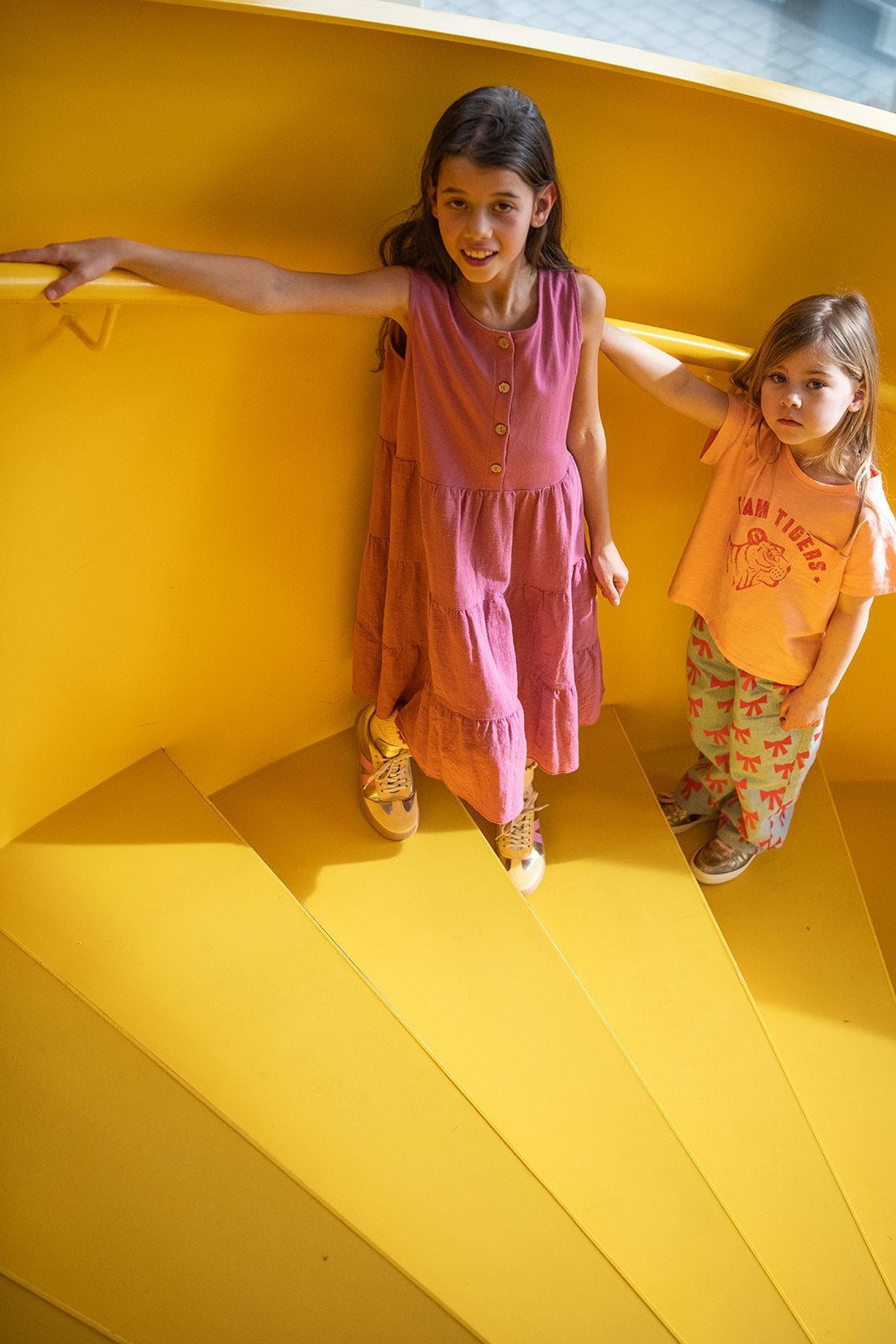 Play Up Mixed dress pink / 6Y