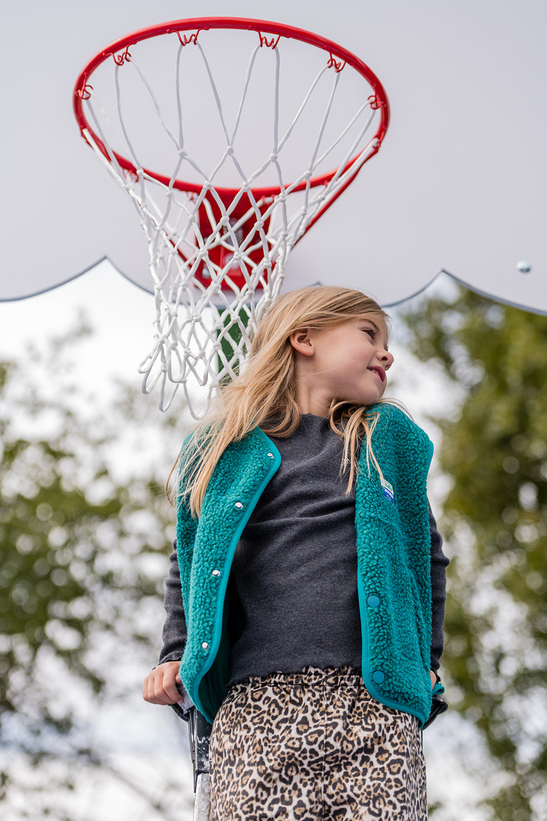 American Vintage Kids HOKTOWN veste menthol