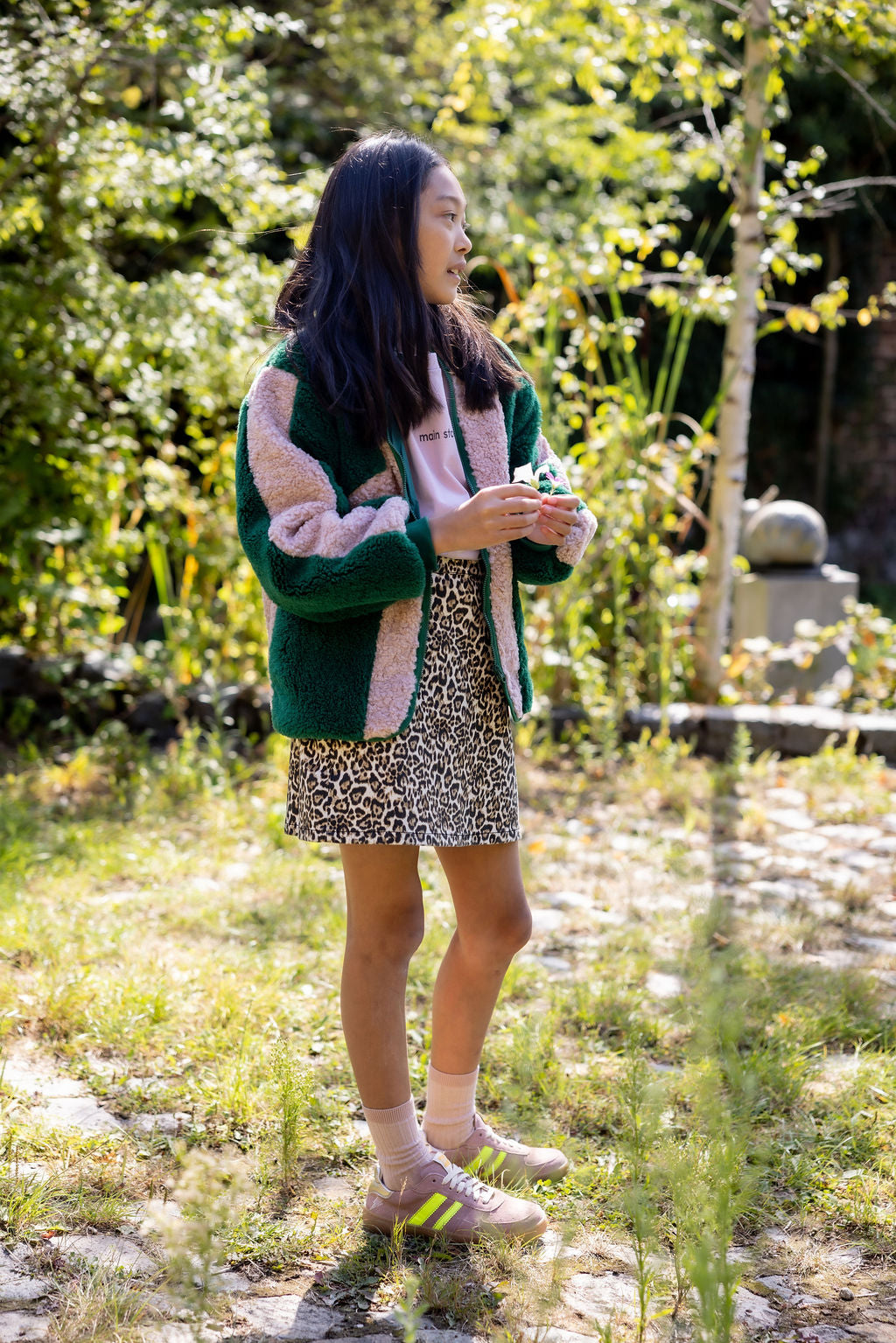 Wynken WILDERNESS Jacket blush pink python green