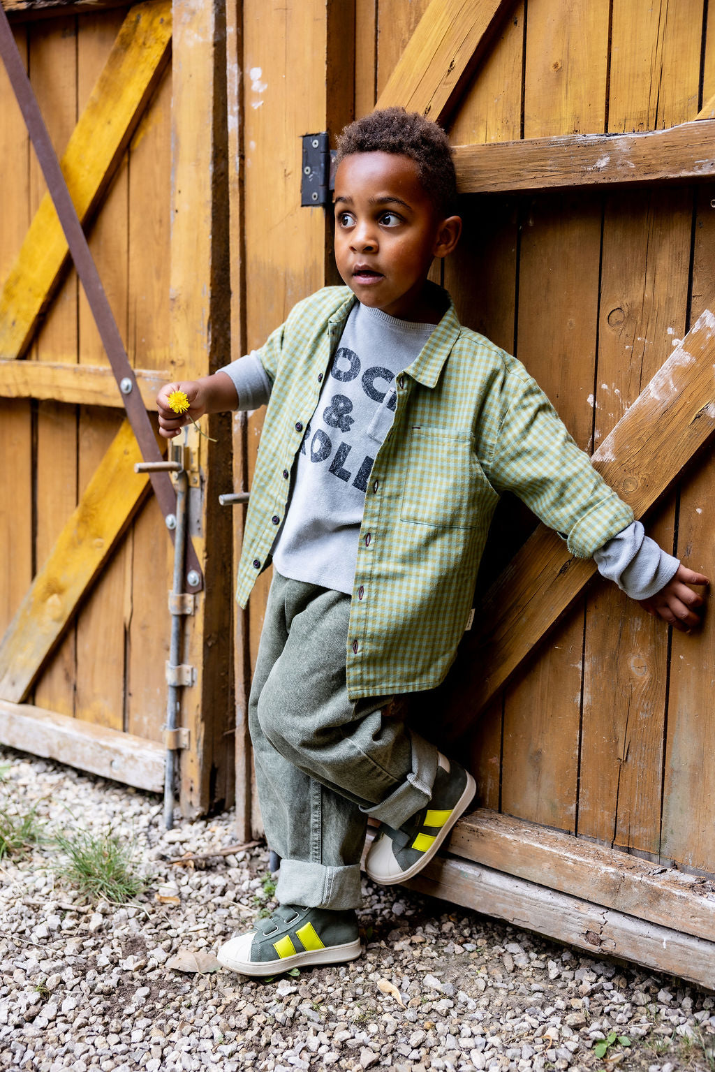 American Vintage Kids Uzatown trousers khaki