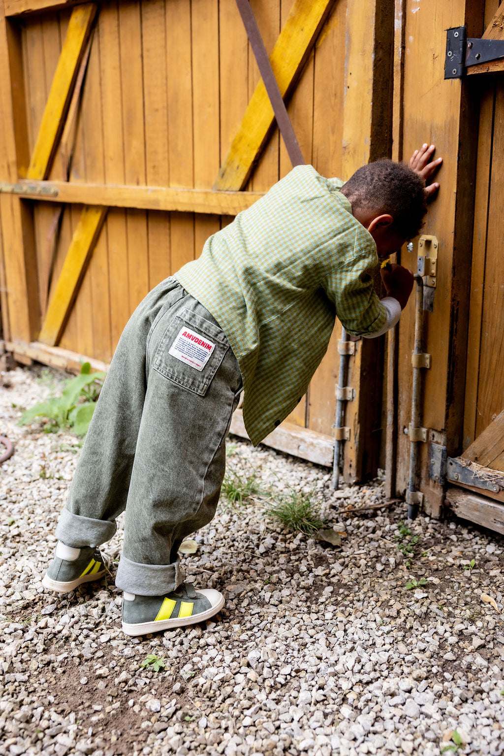 American Vintage Kids Uzatown trousers khaki