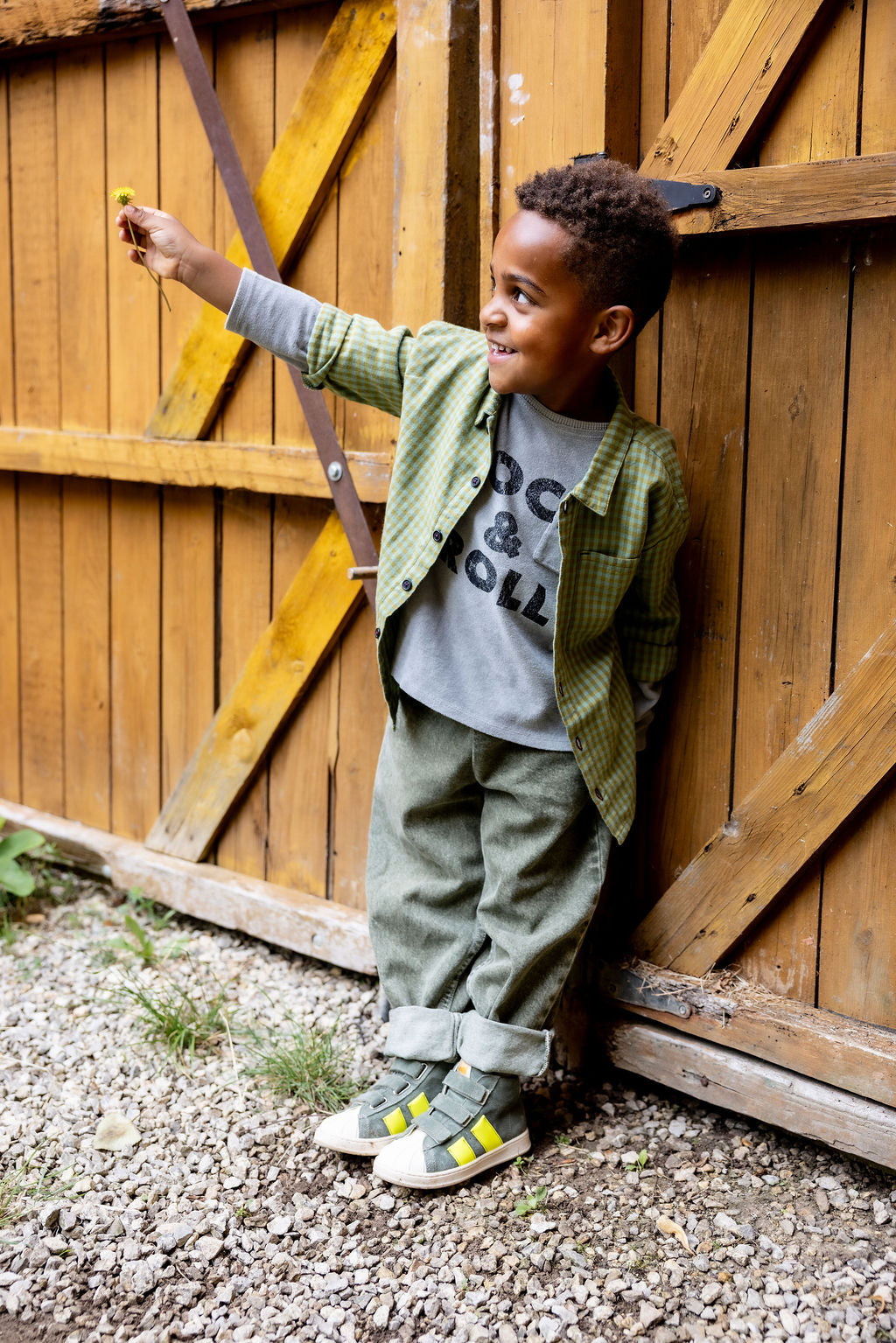 American Vintage Kids Uzatown trousers khaki