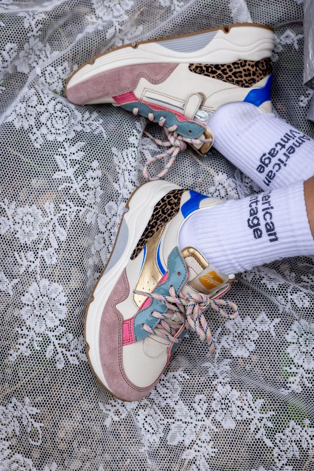 American Vintage Kids Clypsun socks blanc