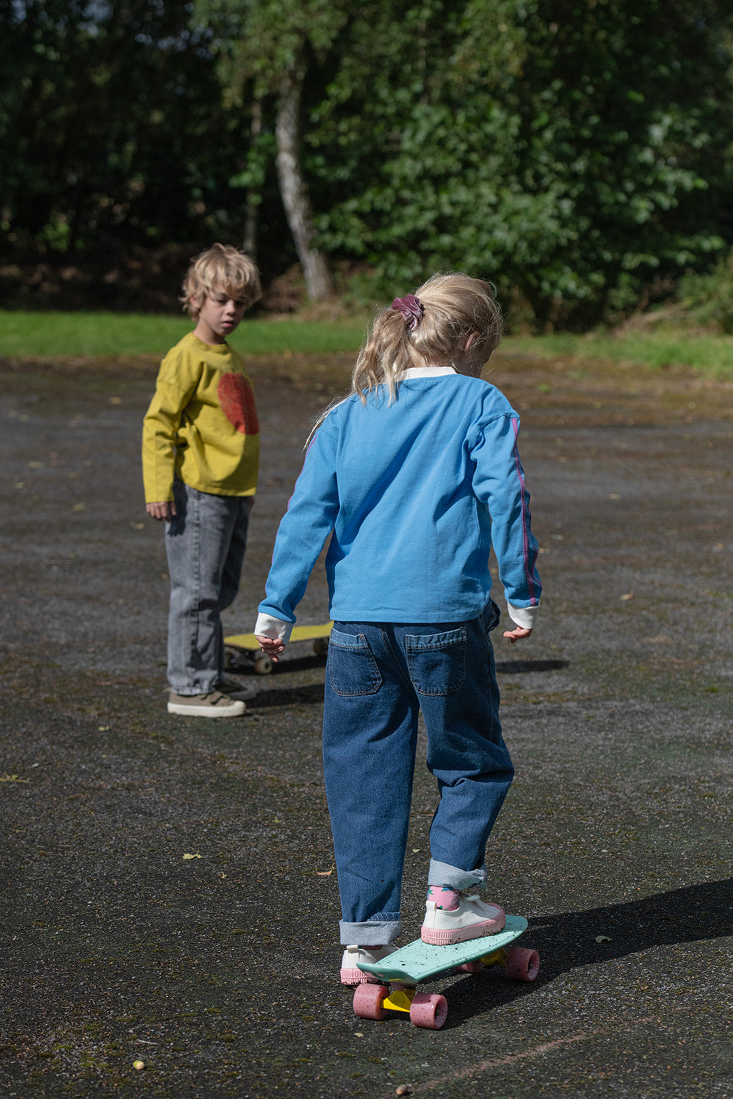 The Campamento blue long sleeves T-shirt / 11-12Y