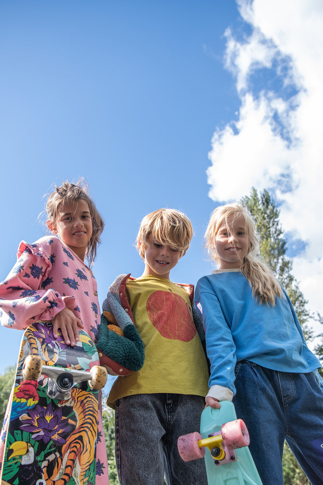 Piupiuchick RED APPLE longsleeve T-shirt olive green