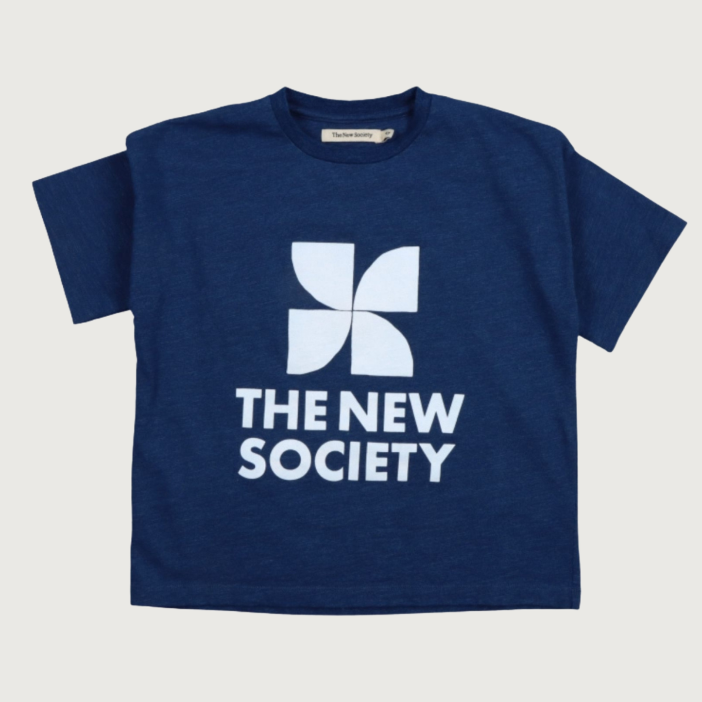 The New Society TNS LOGO T-shirt indigo denim
