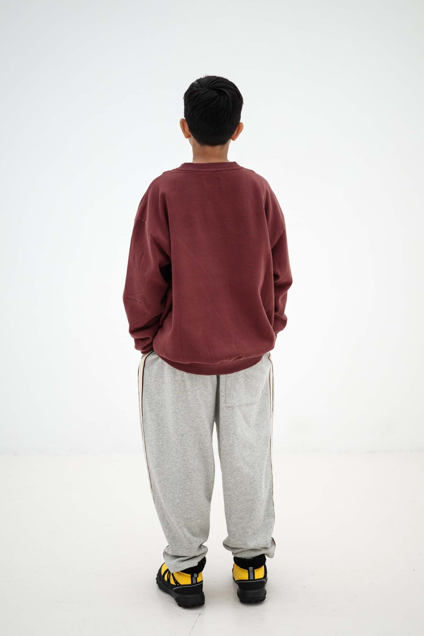 Repose AMS Cozy drop sweater mulberry rocket