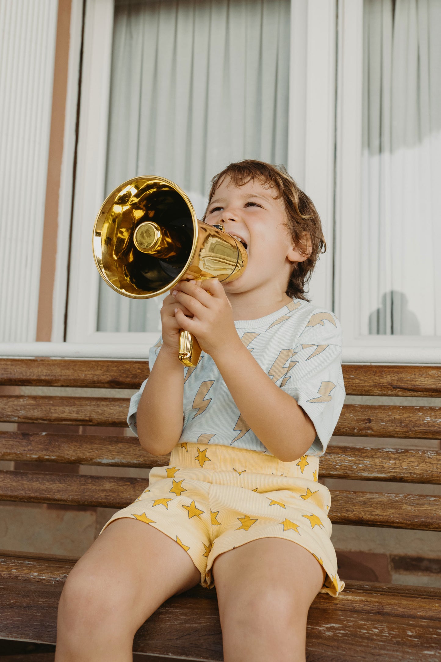 Tinycottons LIGHTNING tee jade grey / 10Y