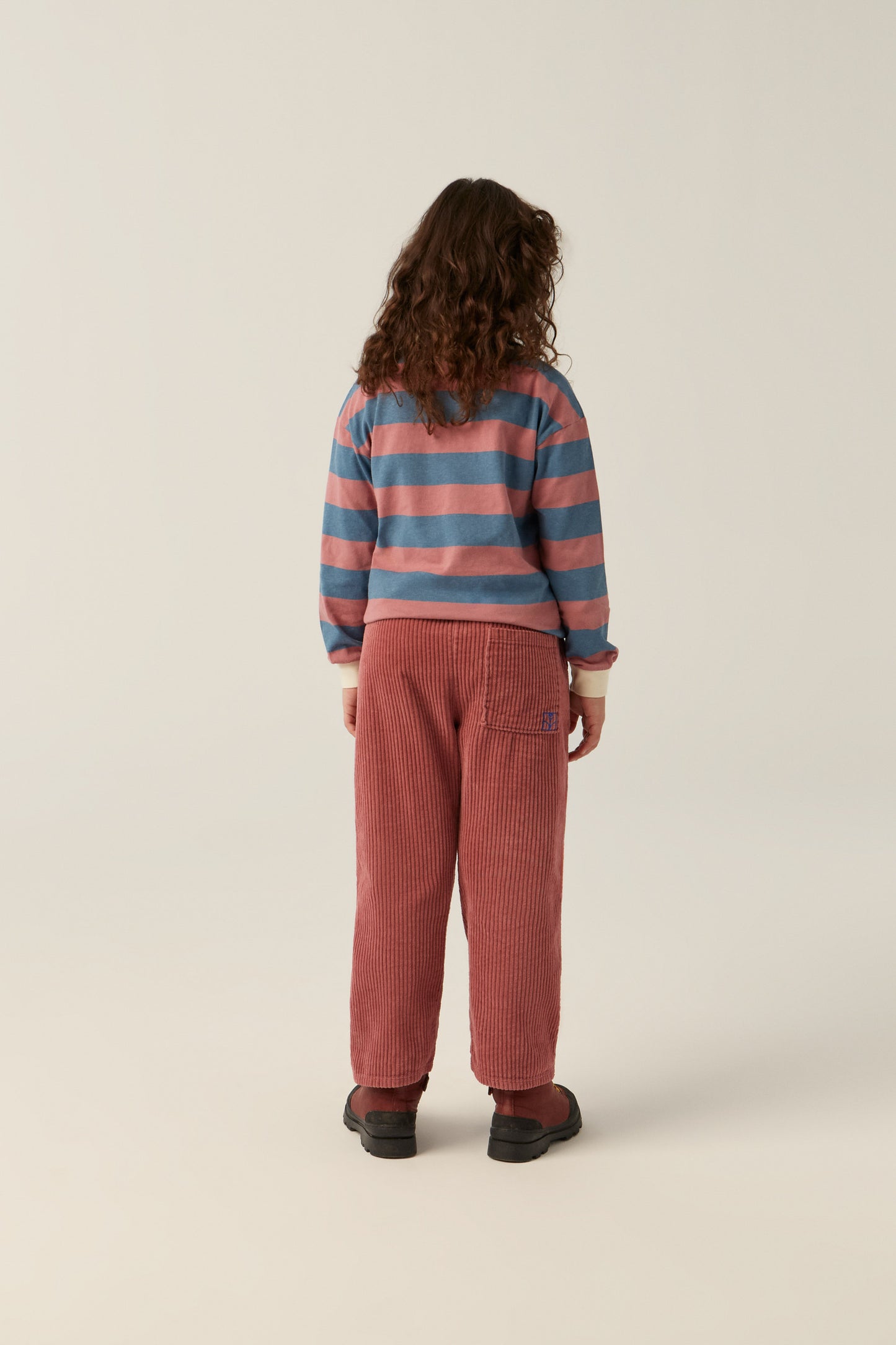 The Campamento Purple and Blue stripes polo