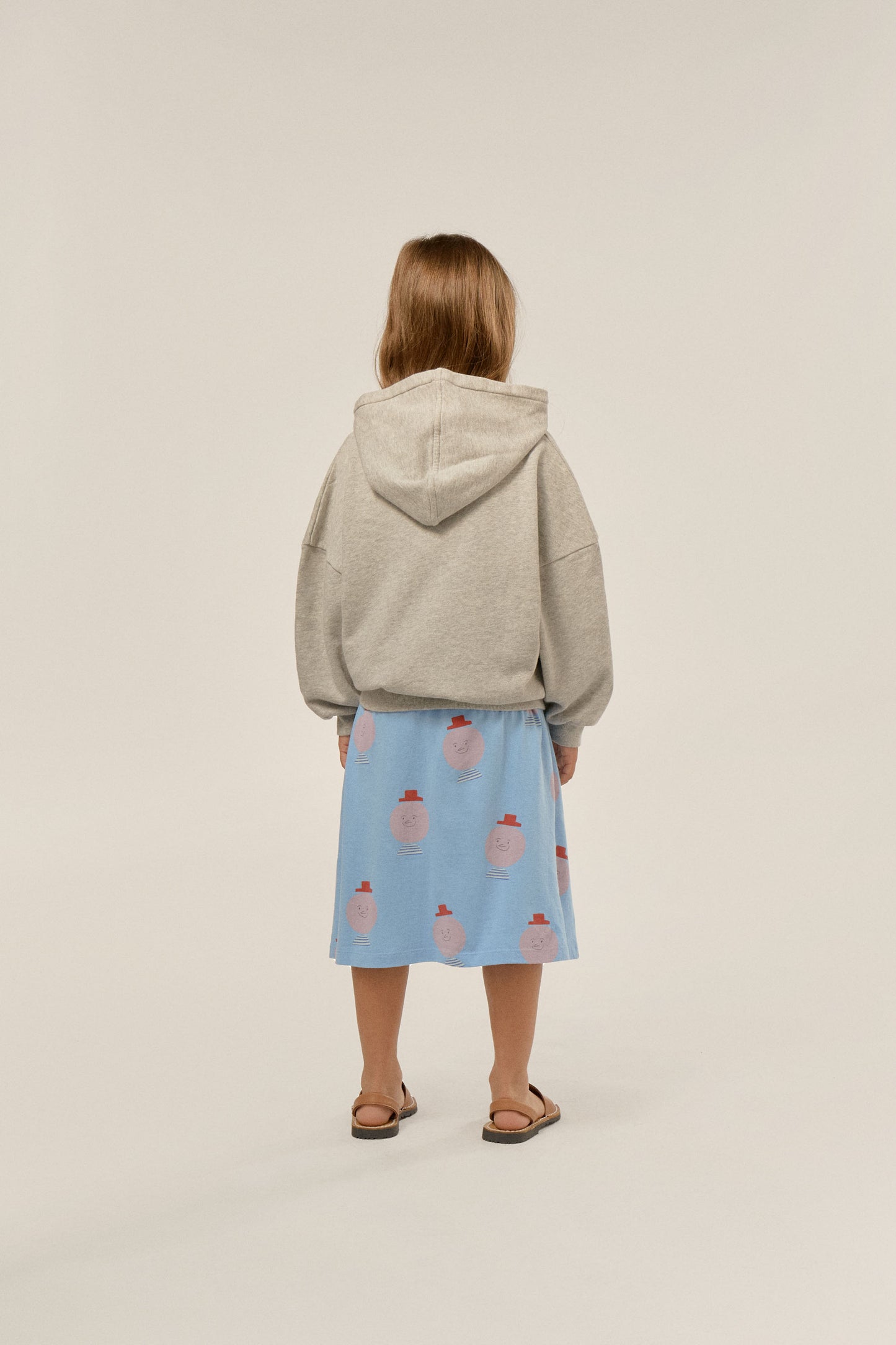 The Campamento MR. HAPPY MAN oversized hoodie grey