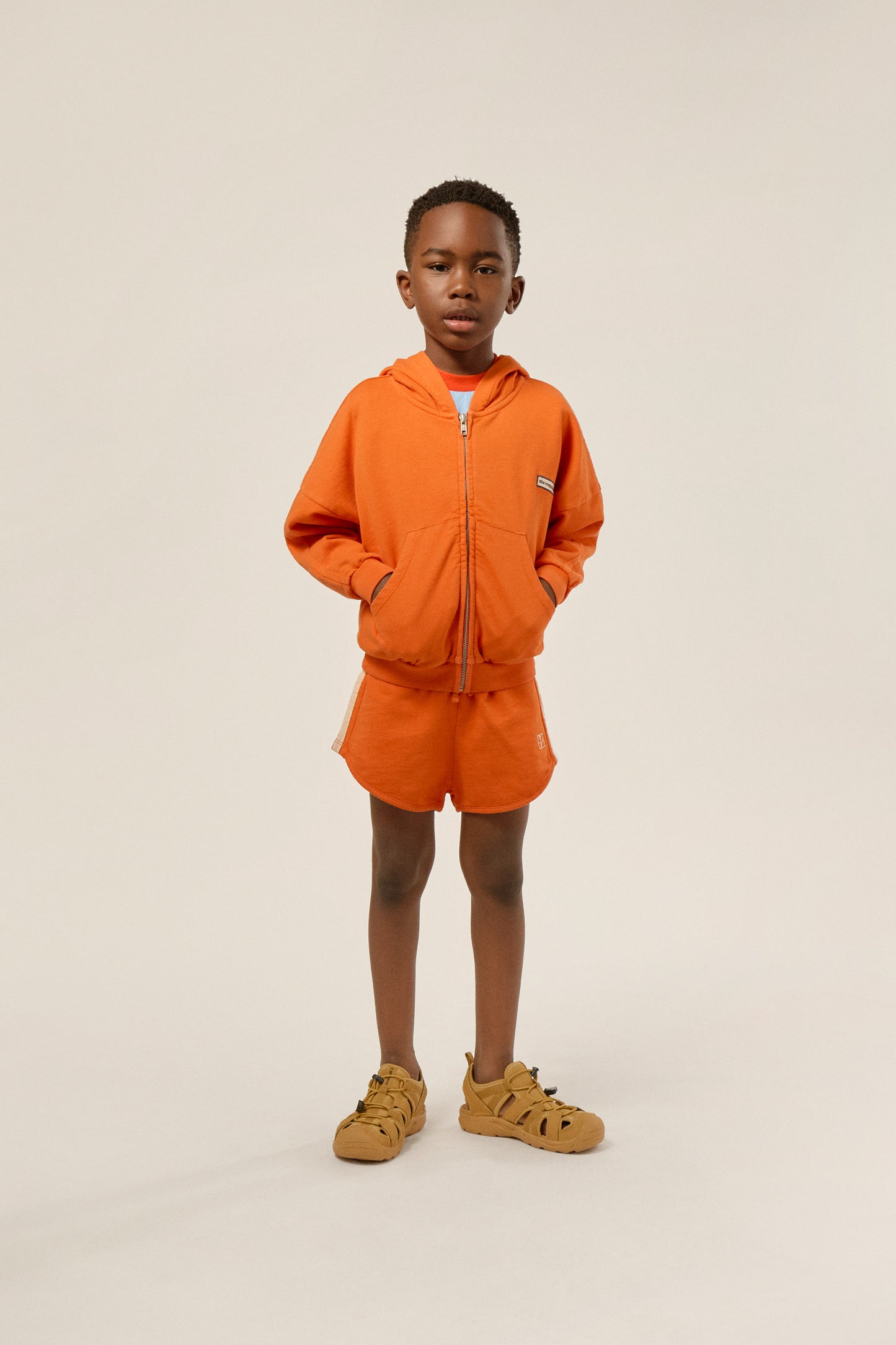 The Campamento ORANGE washed shorts