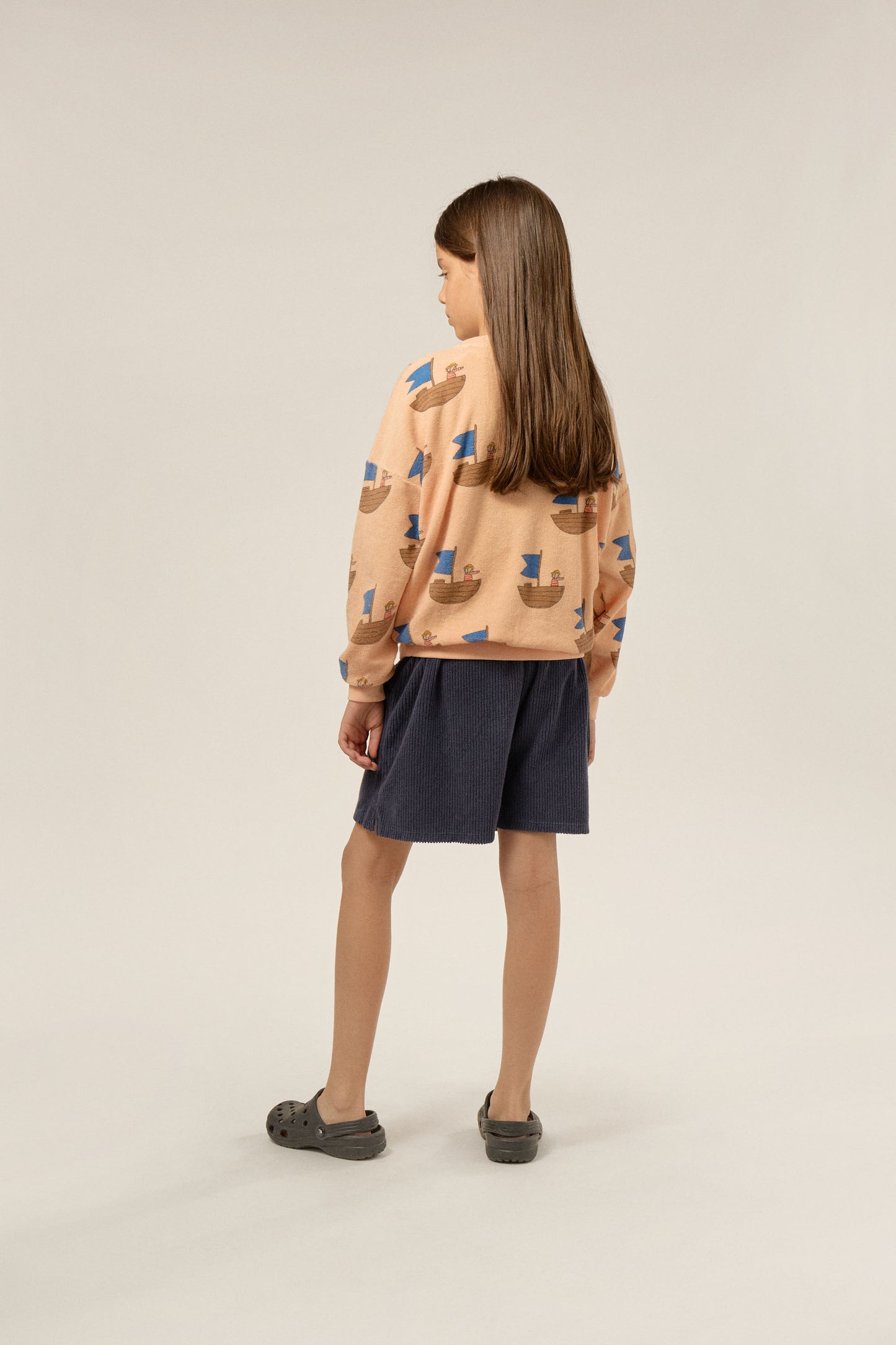 The Campamento SAILOR ALLOVER sweatshirt peach