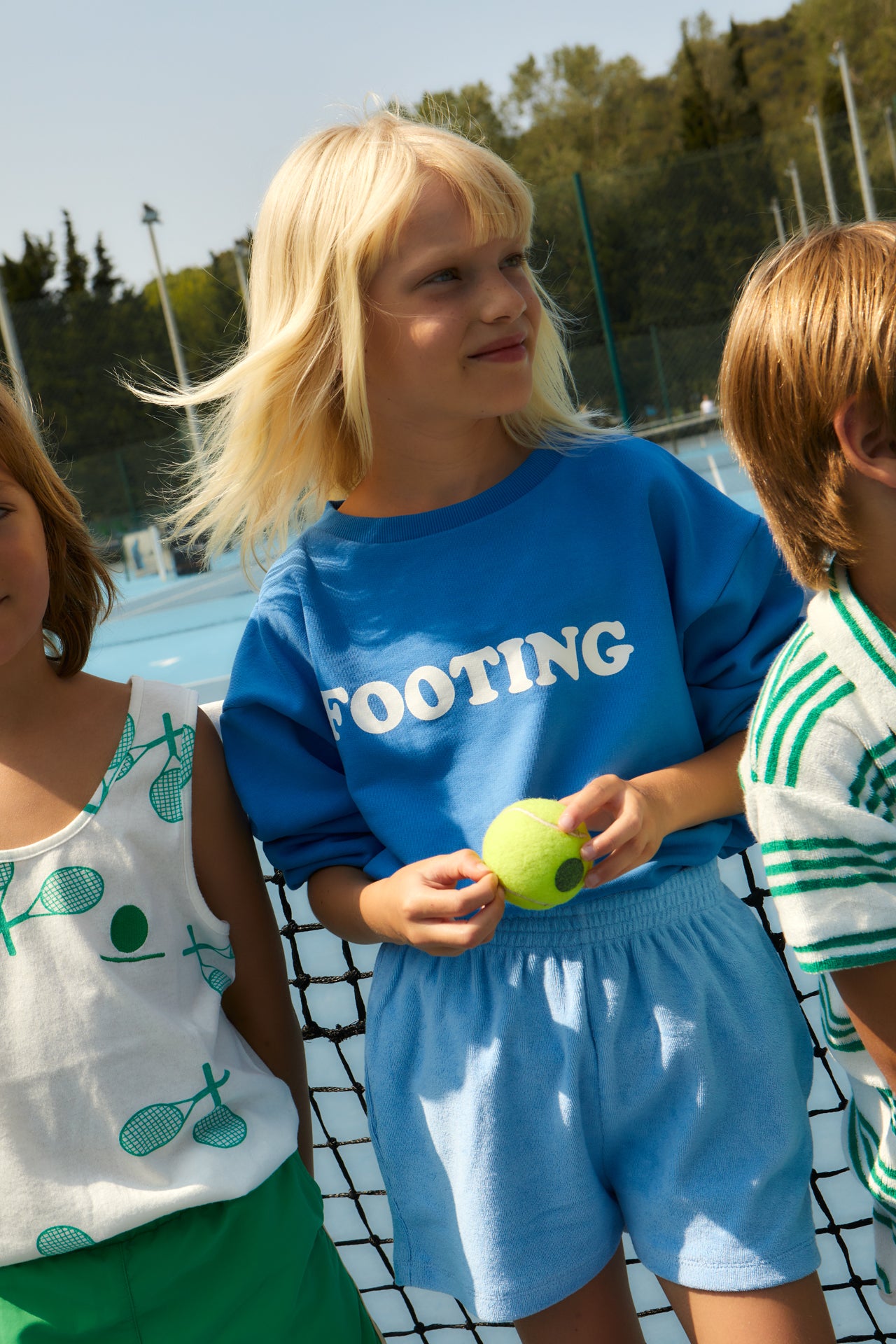 We Are Kids Sweat Nat Fleece Bright Blue FOOTING / 2-3Y