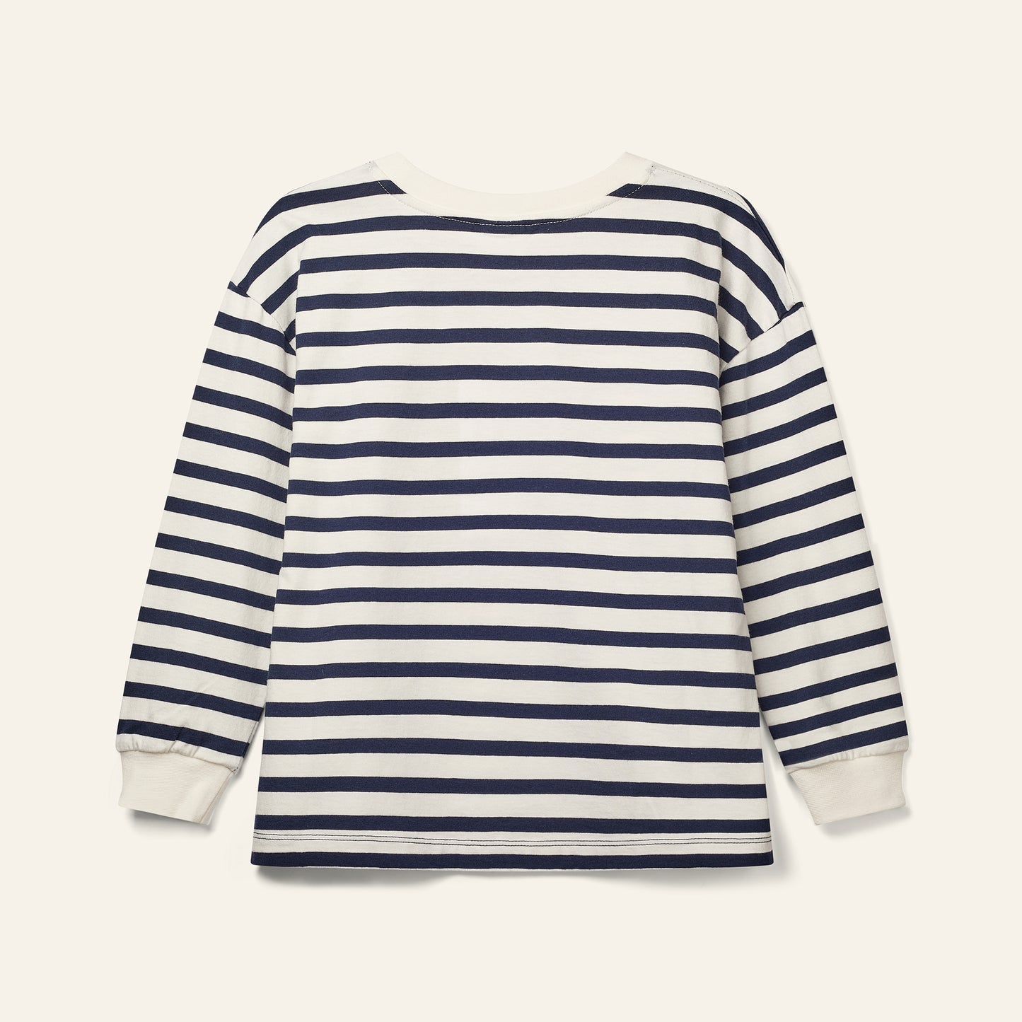 Wynken STRIPE Tee pale yellow ladybird