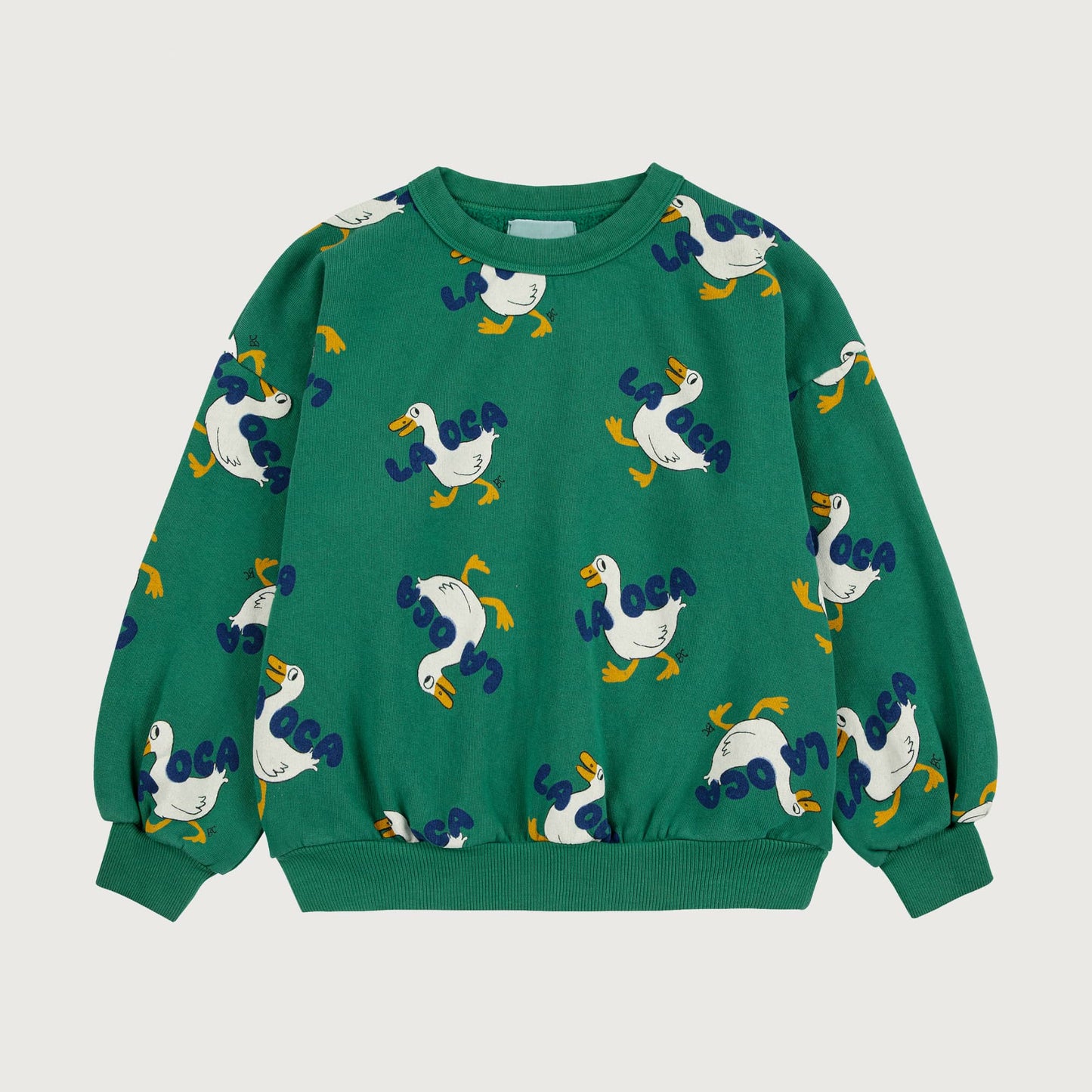 Bobo Choses LA OCA allover sweatshirt green / 6-7Y