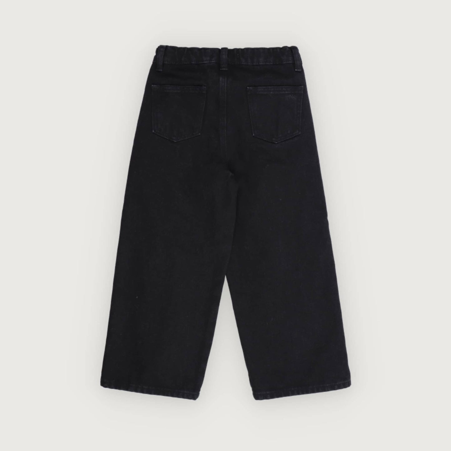 The New Society TNS Denim wide leg Pant black denim