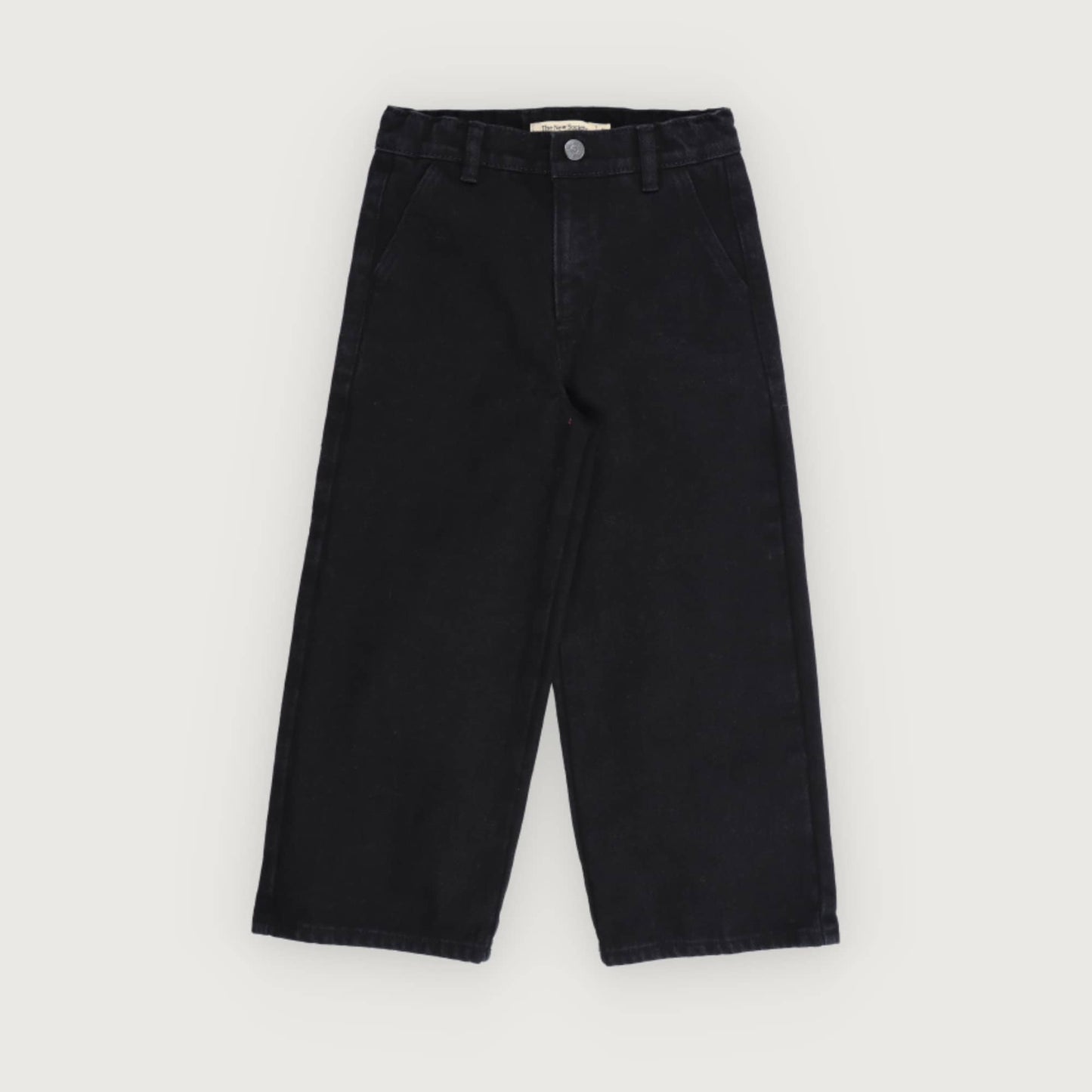 The New Society TNS Denim wide leg Pant black denim