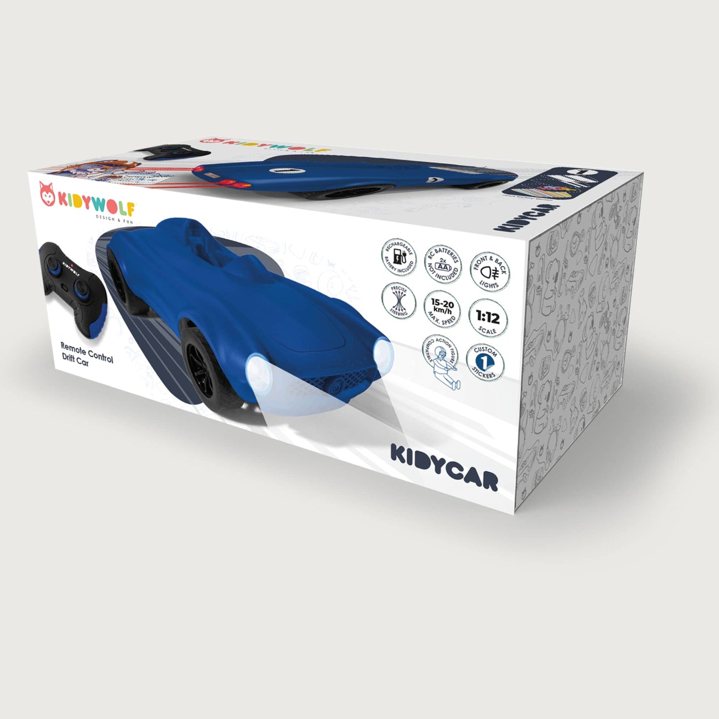 Kidywolf KIDYCAR remote control car BLUE