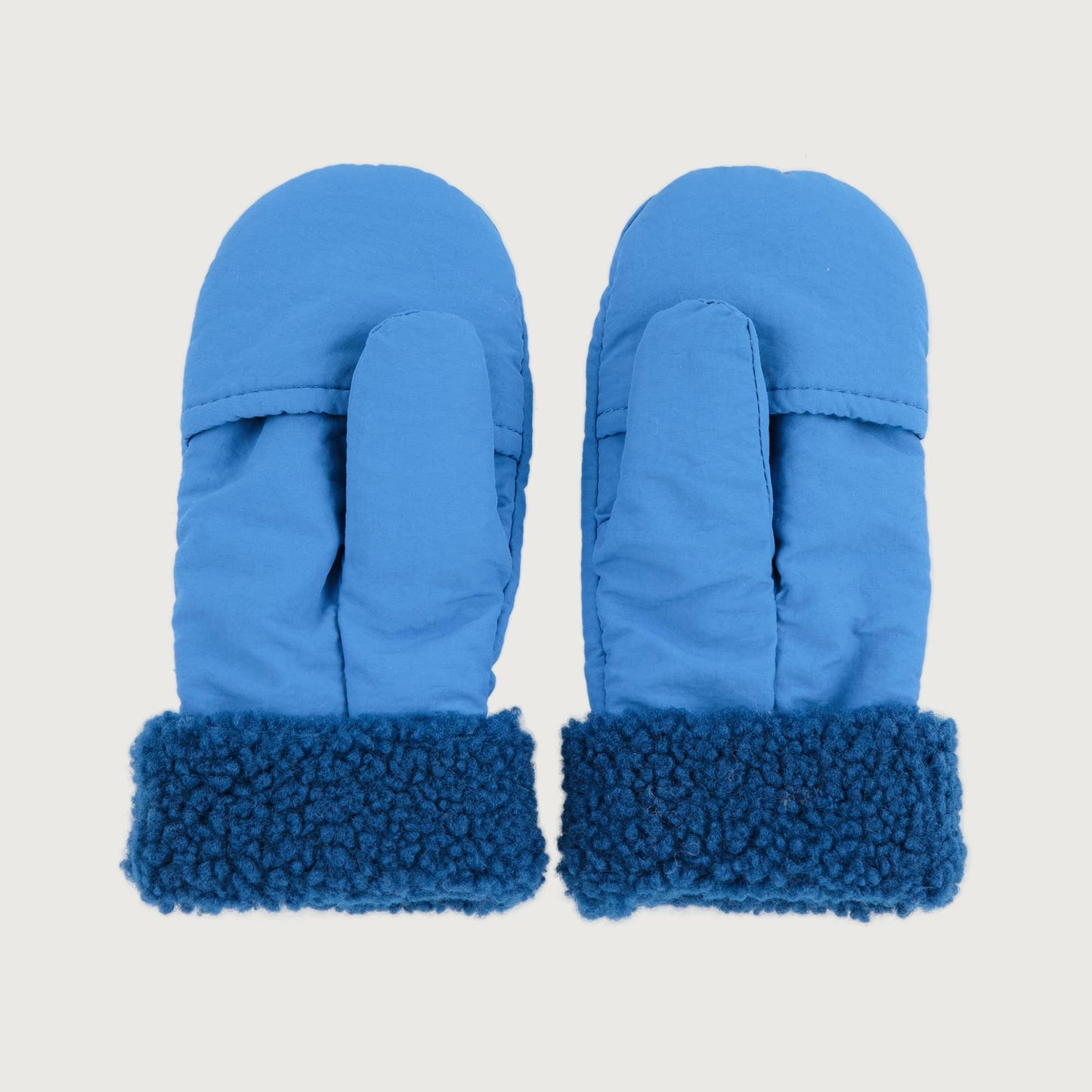Bobo Choses Bicolor mittens blue