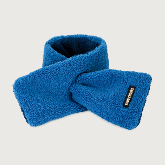 Bobo Choses sheepskin neck warmer blue