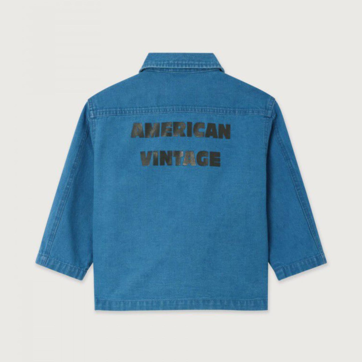 American Vintage Kids Comow jacket blue stone
