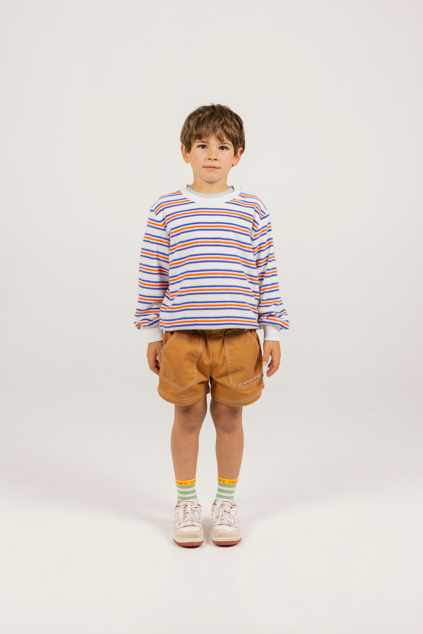 Tinycottons SOLID short brown / 8Y