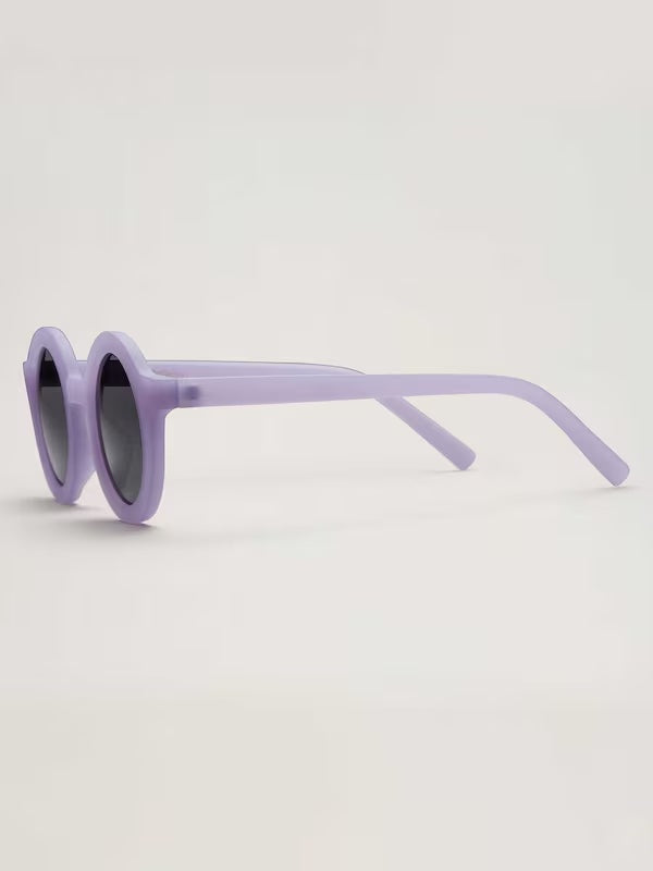 Signature round Kid sunnies PURPLE
