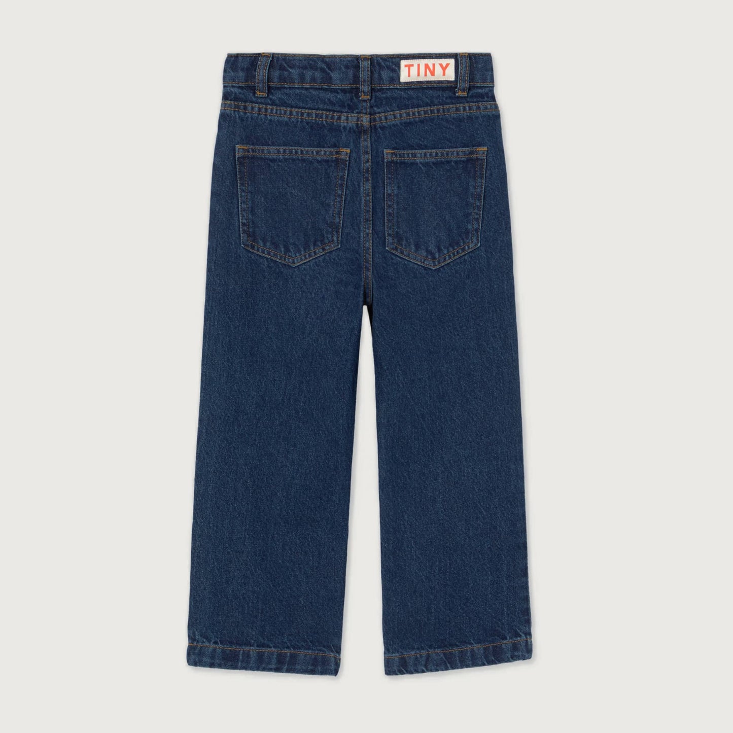 Tinycottons CHERRIES embroidered jeans navy