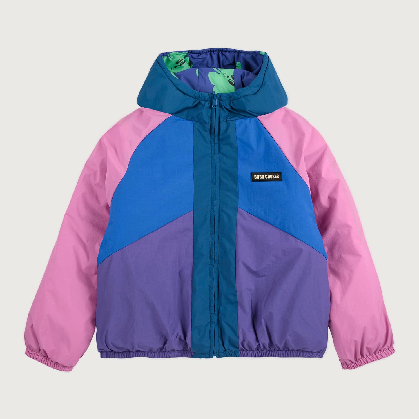 Bobo Choses reversible anorak LUCKY CLOVER allover