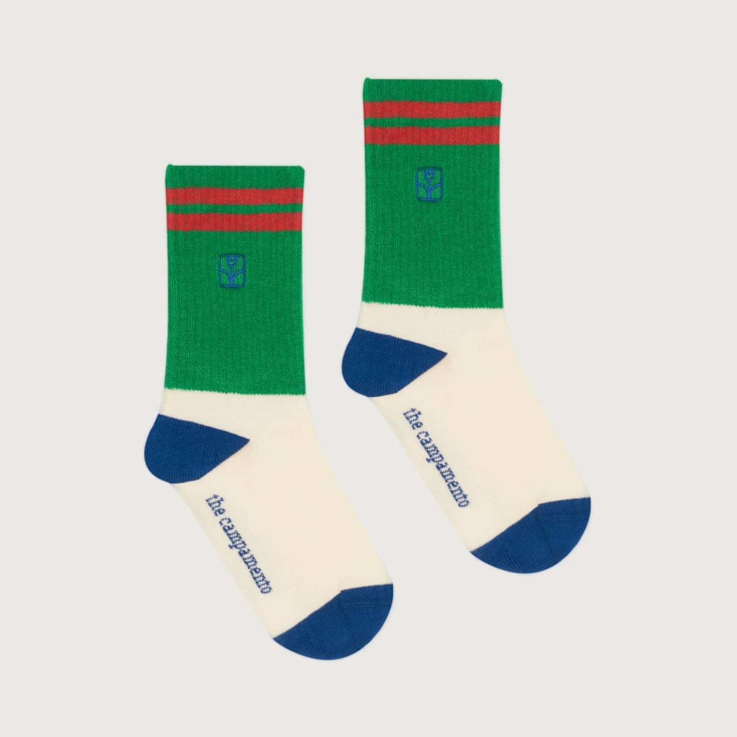 The Campamento Color Block socks green