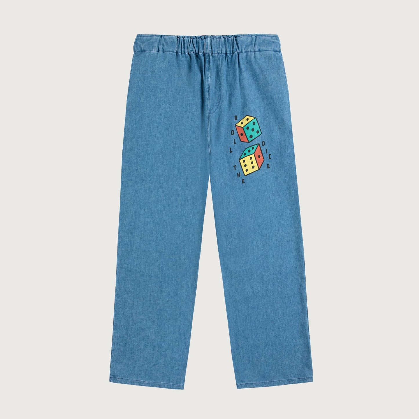 Bobo Choses ROLL THE DICE light denim pants