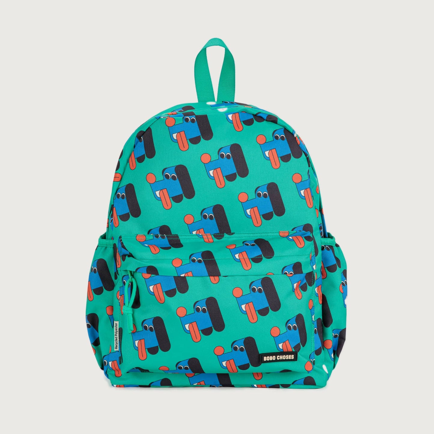 Bobo Choses DOGGY MATE all over school bag green