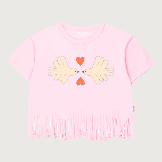 Tinycottons Doves Tee light pink