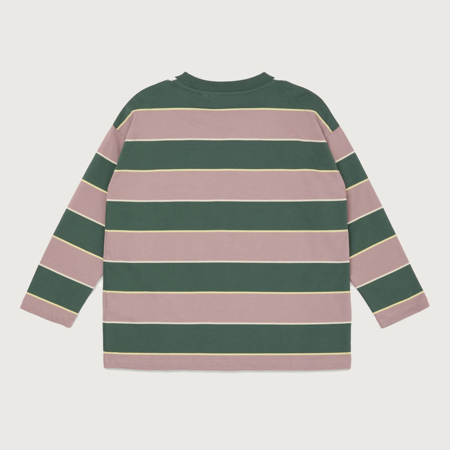 Main Story Long sleeve tee elderberry stripe