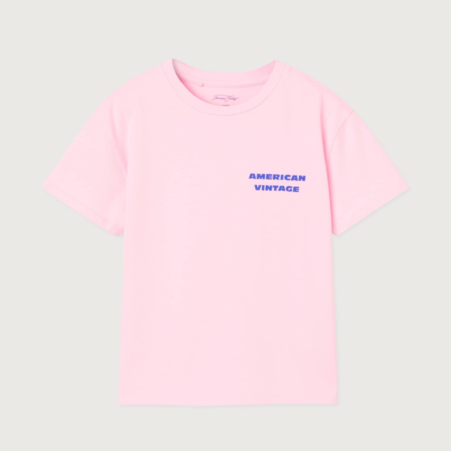 American Vintage Kids Fizvalley T-shirt baby pink vintage