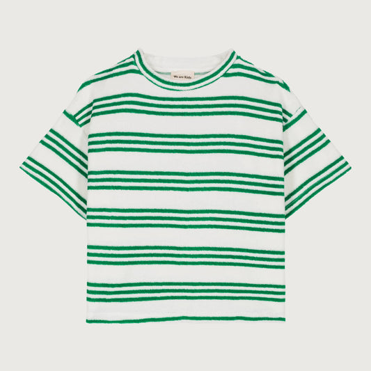 We Are Kids Adult Tee Jordan Terry Green Sporty Stripes