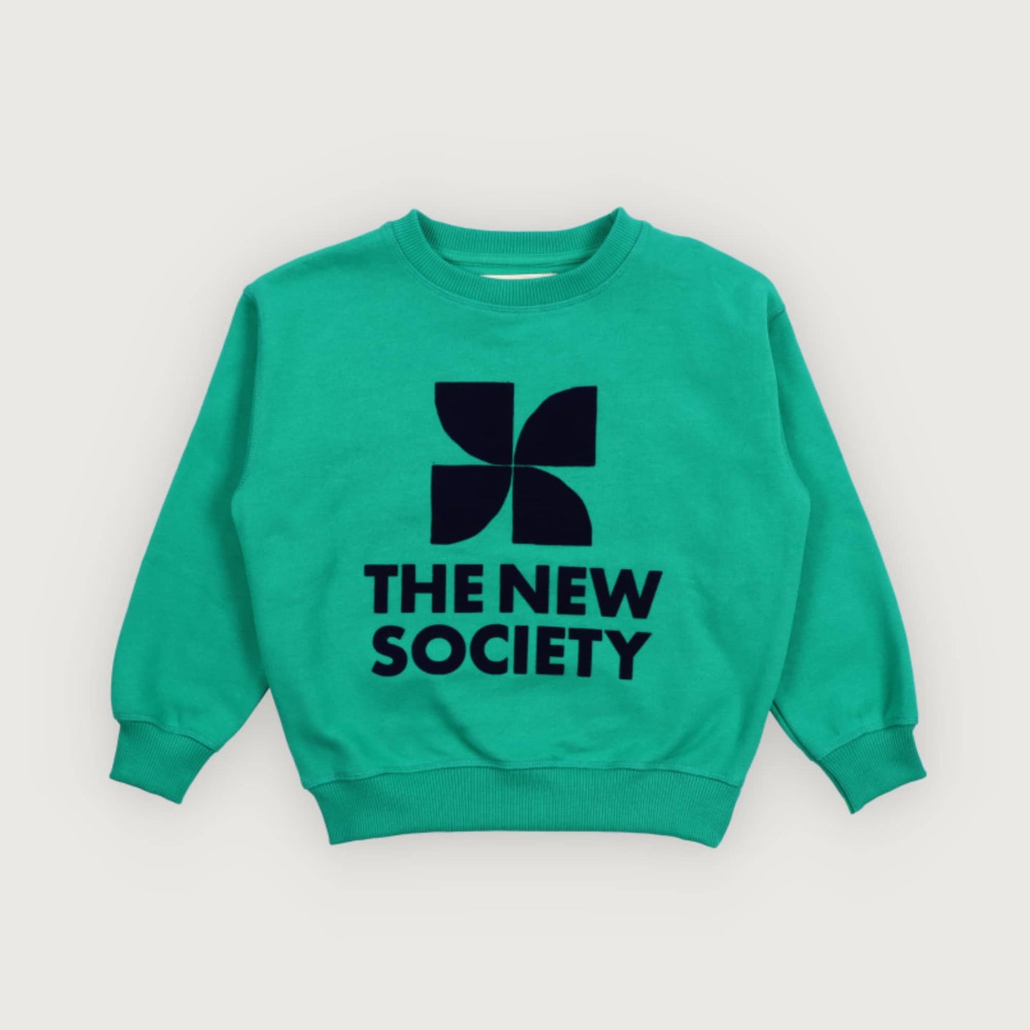 The New Society TNS LOGO sweatshirt radiant emeral