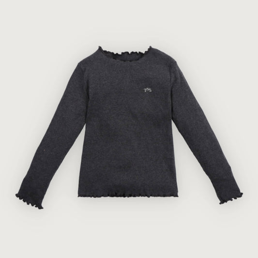 The New Society TNS Rib Tee galactic grey melange